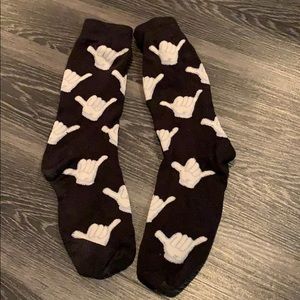 Shaka sign socks